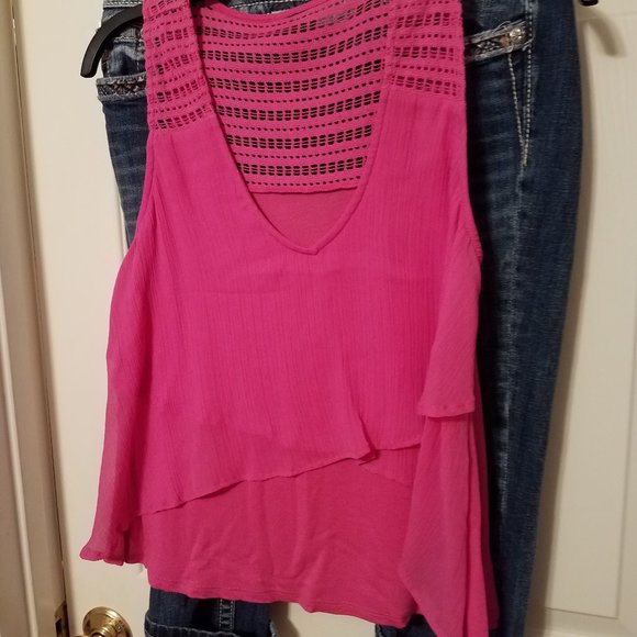 INC - Pink Tank / sleeveless blouse - Picture 4 of 14